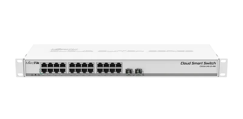 MikroTik CSS326-24G-2S+RM · Switches