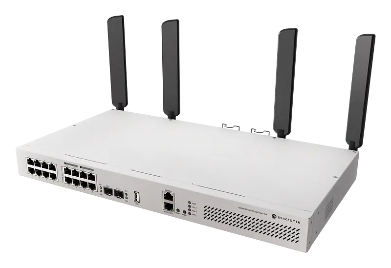 MikroTik CRS418-8P-8G-2S+5axQ2axQ-RM · Switches