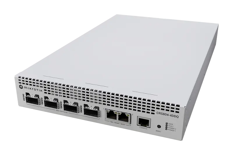 MikroTik CRS804-4DDQ-hRM · Switches