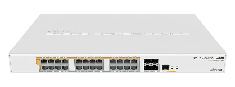 MikroTik CRS328-24P-4S+RM · Switches