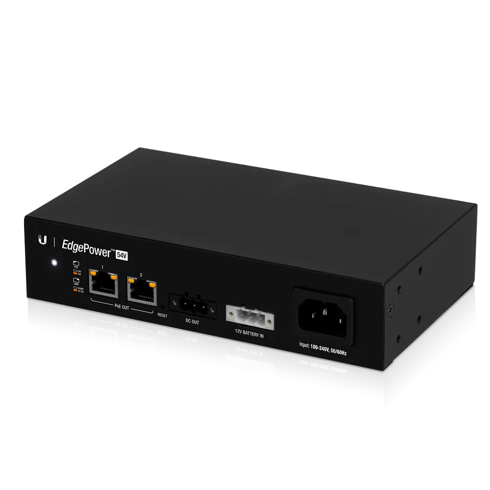 Ubiquiti EP-54V-72W EdgePower strømforsyning 54 V 72 W med UPS og PoE