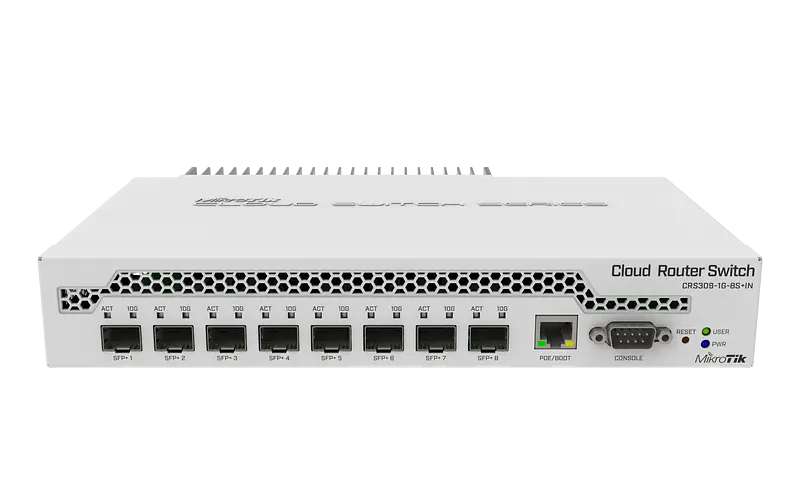 MikroTik CRS309-1G-8S+IN · Switches