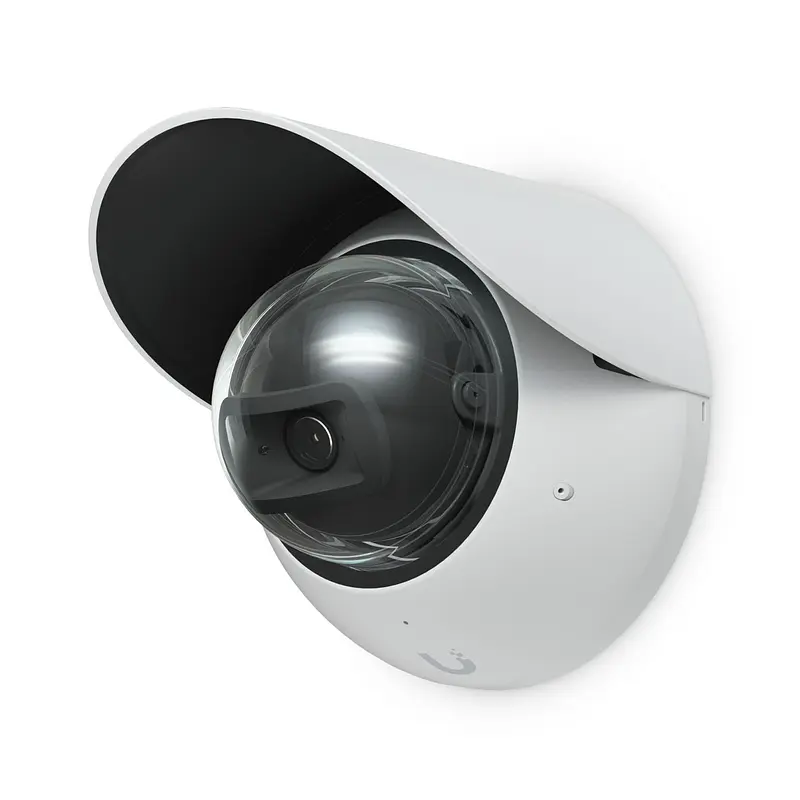 Dome camera mounting accessory for installation onto a wall or pole with enhanced protection against rain, snow, and wind,