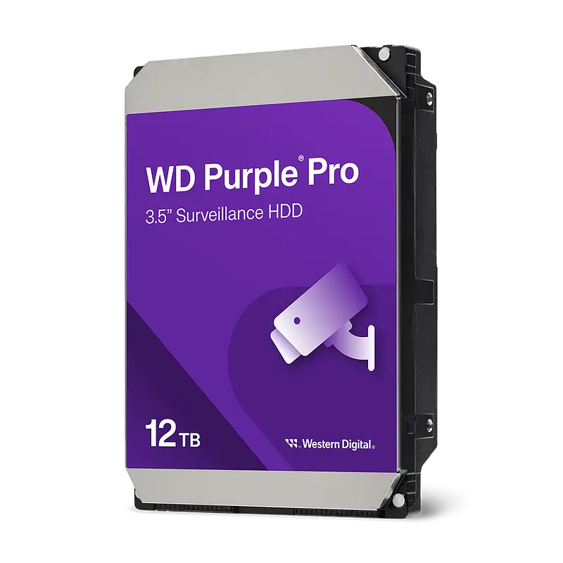 WD Purple WD122PURP overvågningsharddisk 12TB 3,5" SATA