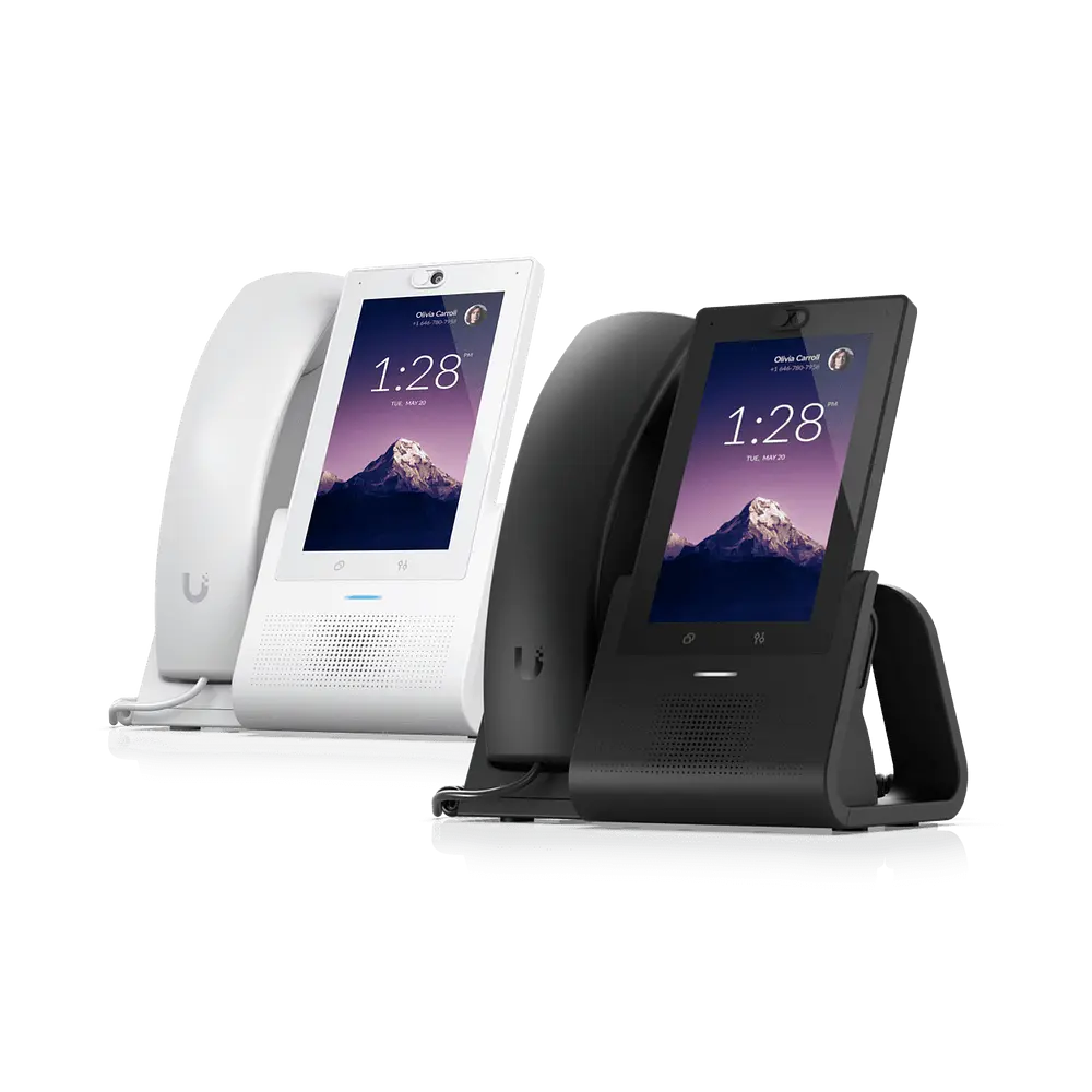 Ubiquiti UniFi Talk G2 Touch VoIP-bordtelefon hvid PoE