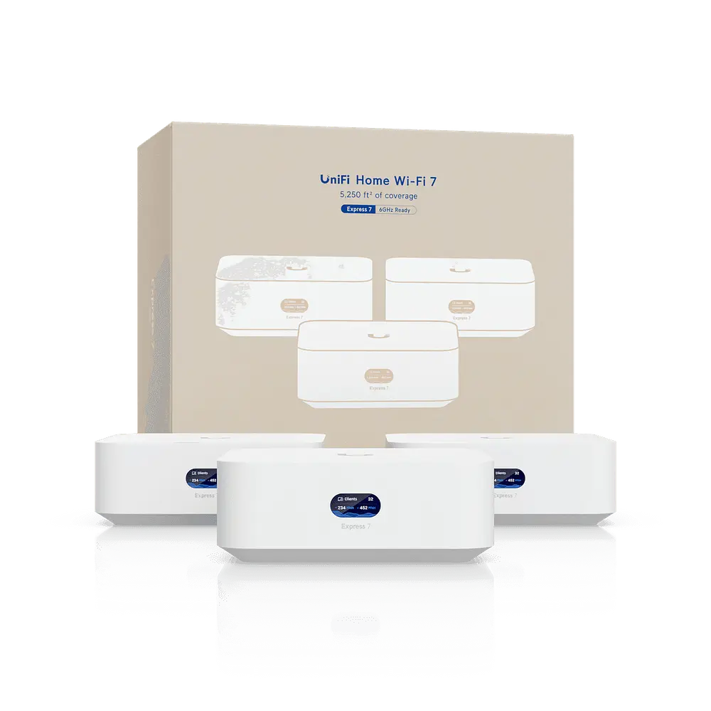 Ubiquiti UX7-3 UniFi Express 7 cloud gateway WiFi 7 10G, 3-pak