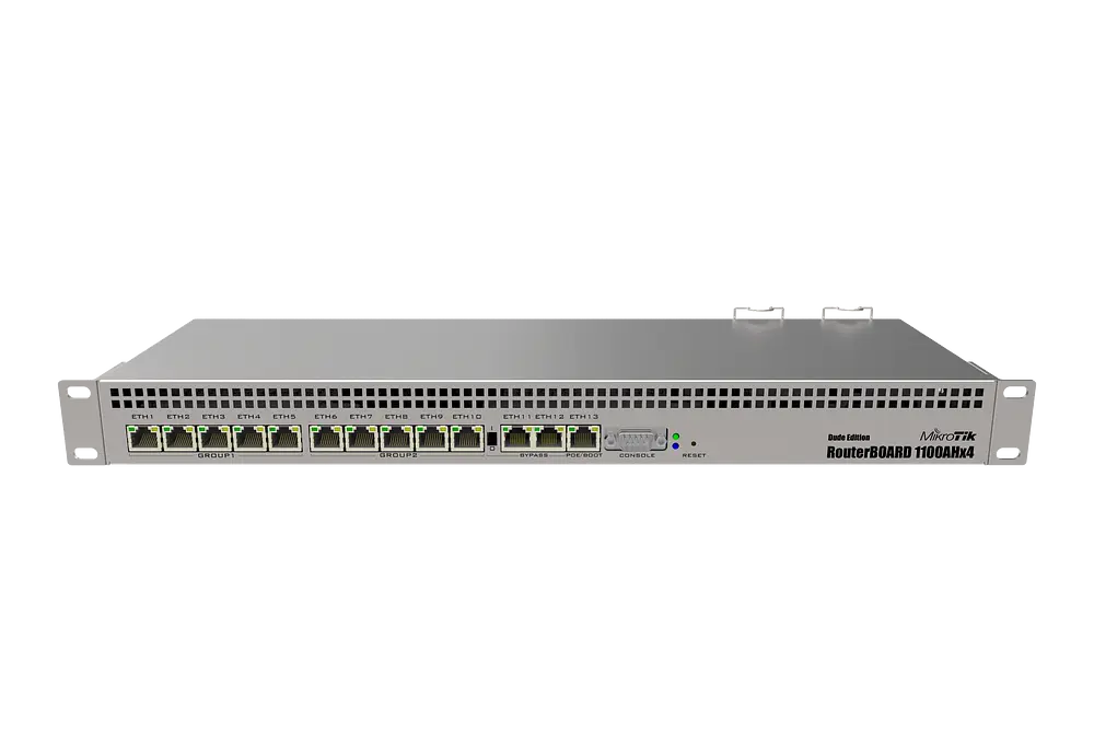 RouterBOARD RB1100Dx4, 13x Gigabit, 60GB SSD, Dude Edition