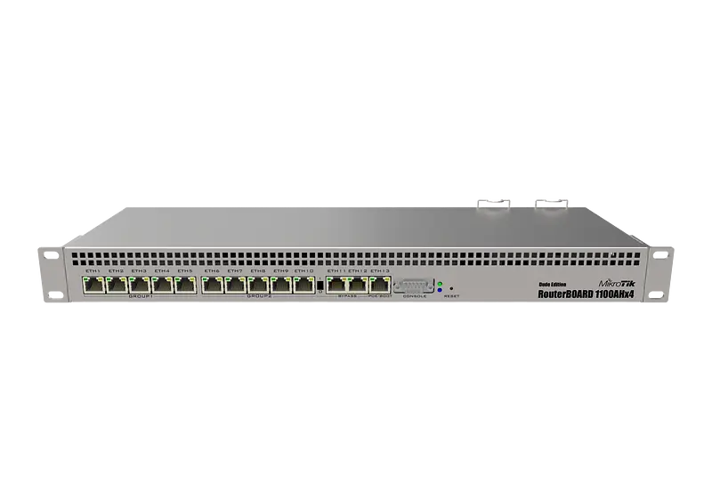 RouterBOARD RB1100Dx4, 13x Gigabit, 60GB SSD, Dude Edition