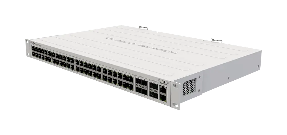 Cloud Router Switch CRS354-48G-4S+2Q+RM, 48x Gigabit RJ45, 4x SFP+ 10G, 2x QSFP+ 40G, Rackmount