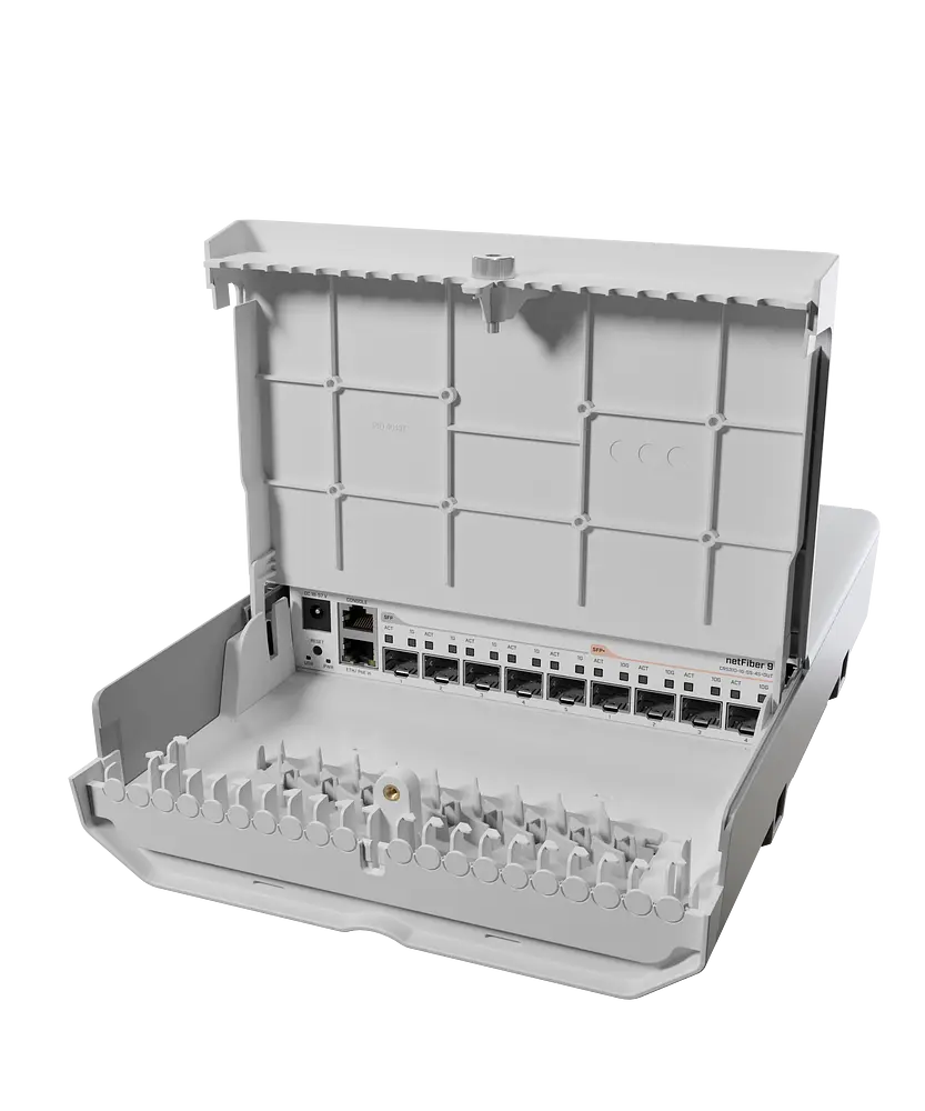 netFiber 9 CRS310-1G-5S-4S+OUT, 4x SFP+, 5x SFP, 1x RJ45 (PoE-In)