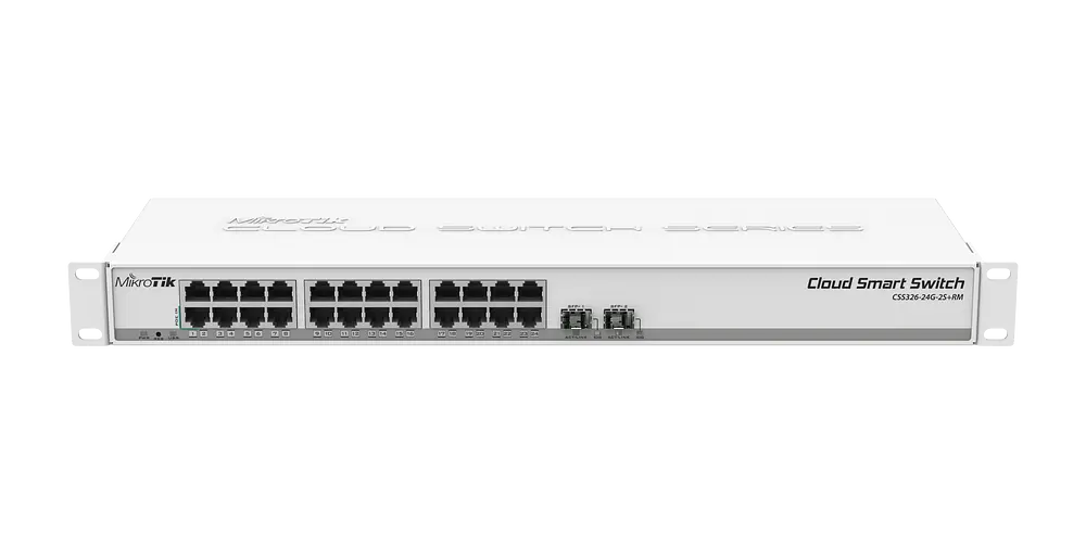 Cloud Smart Switch CSS326-24G-2S+RM, 24x Gigabit, 2x SFP+, Rackmount