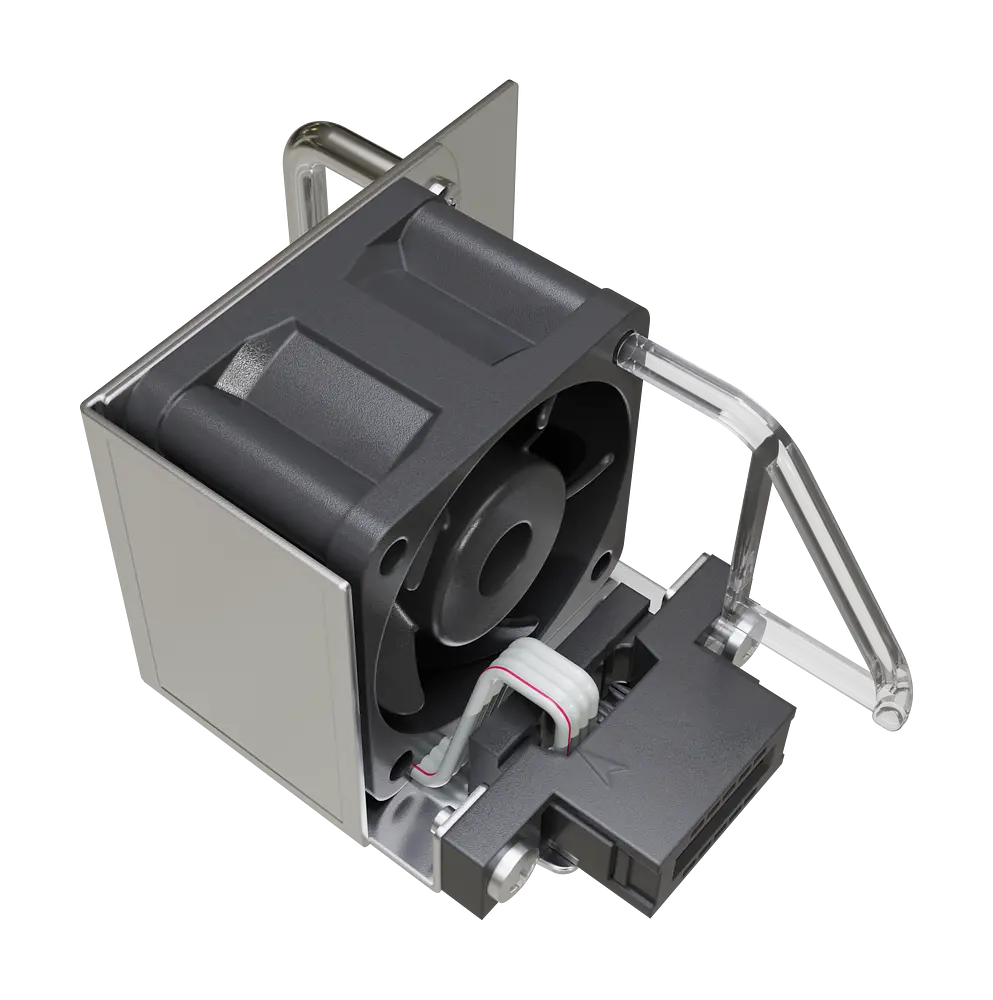 Hot-swappable fan for CCR2216-1G-12XS-2XQ