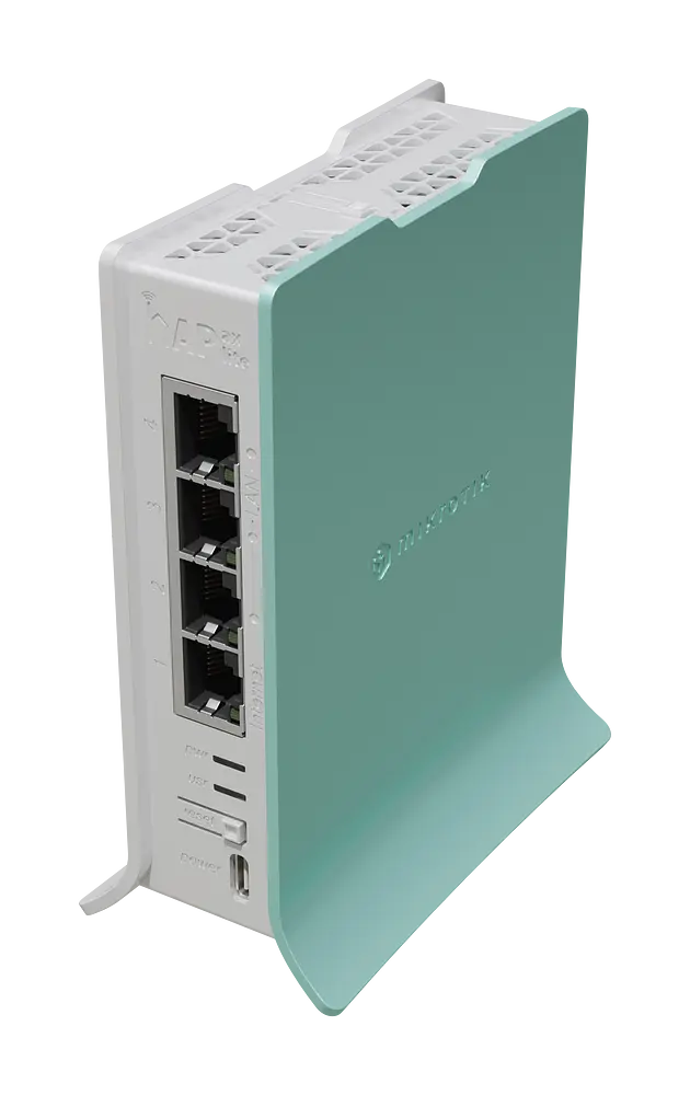 home AX Access Point L41G-2axD, hAP ax lite TC, 2,4 GHz, 4x Gigabit, Tower Case