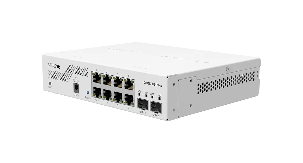 Cloud Smart Switch CSS610-8G-2S+IN, 8x Gigabit, 2x SFP+