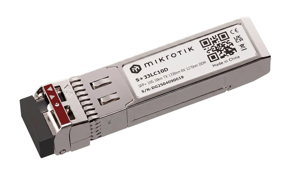 Accessory Pair of SFP modules, S+27LC10D (10G SM T1270nm/R1330nm) + S+33LC10D (10G SM T1330nm/R1270nm) LC